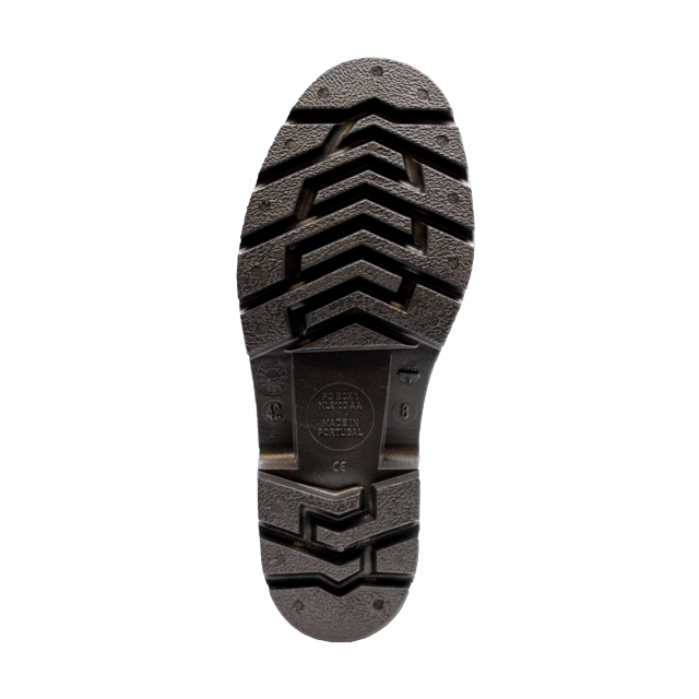 Schwarzer PVC-Gummistiefel mit hohem Schaft, Dunlop 380PP