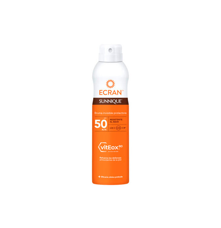 Unsichtbarer Sonnenschutzspray LSF 50 250 ml SUNNIQUE ECRAN