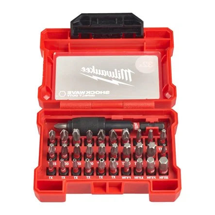 32-teiliger SHOCKWAVE Impact Duty Bit Koffer von Milwaukee