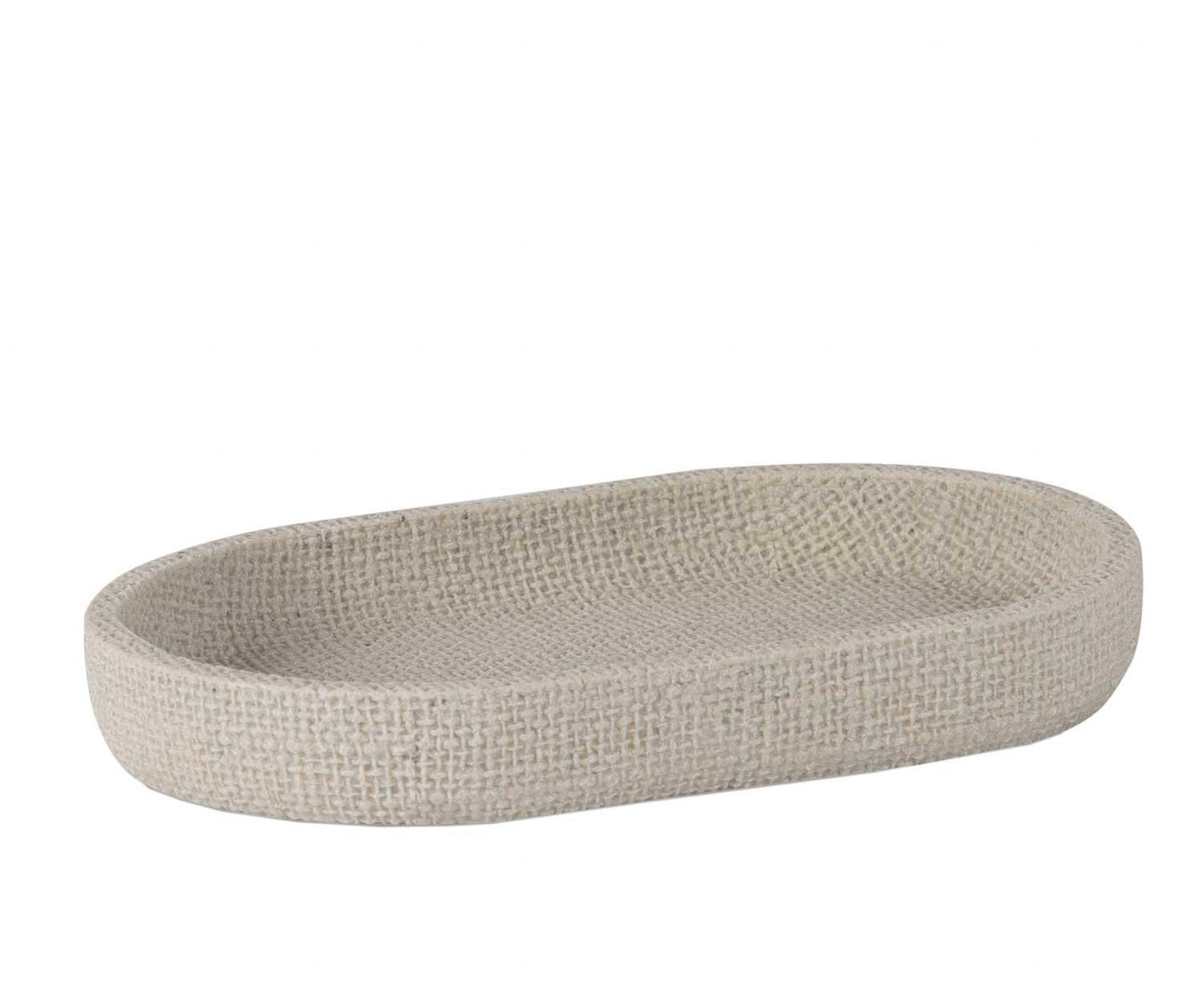 Andrea House Tablett aus strukturiertem Polyresin