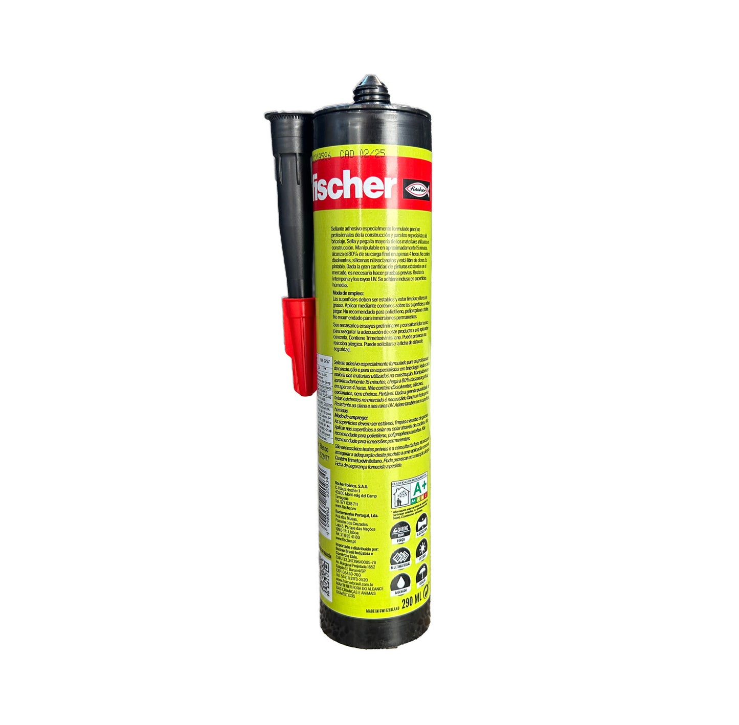 Fischer MS Ultra Fast 290ml Klebstoff-Dichtstoff-Kartusche