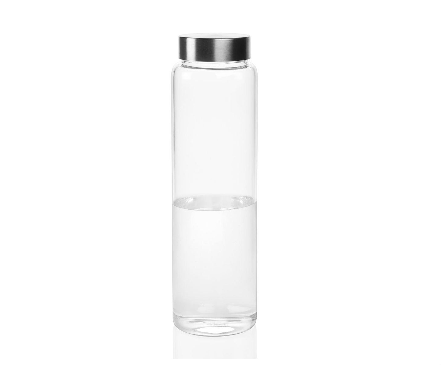 Glasflasche mit Edelstahldeckel 1 l Andrea House