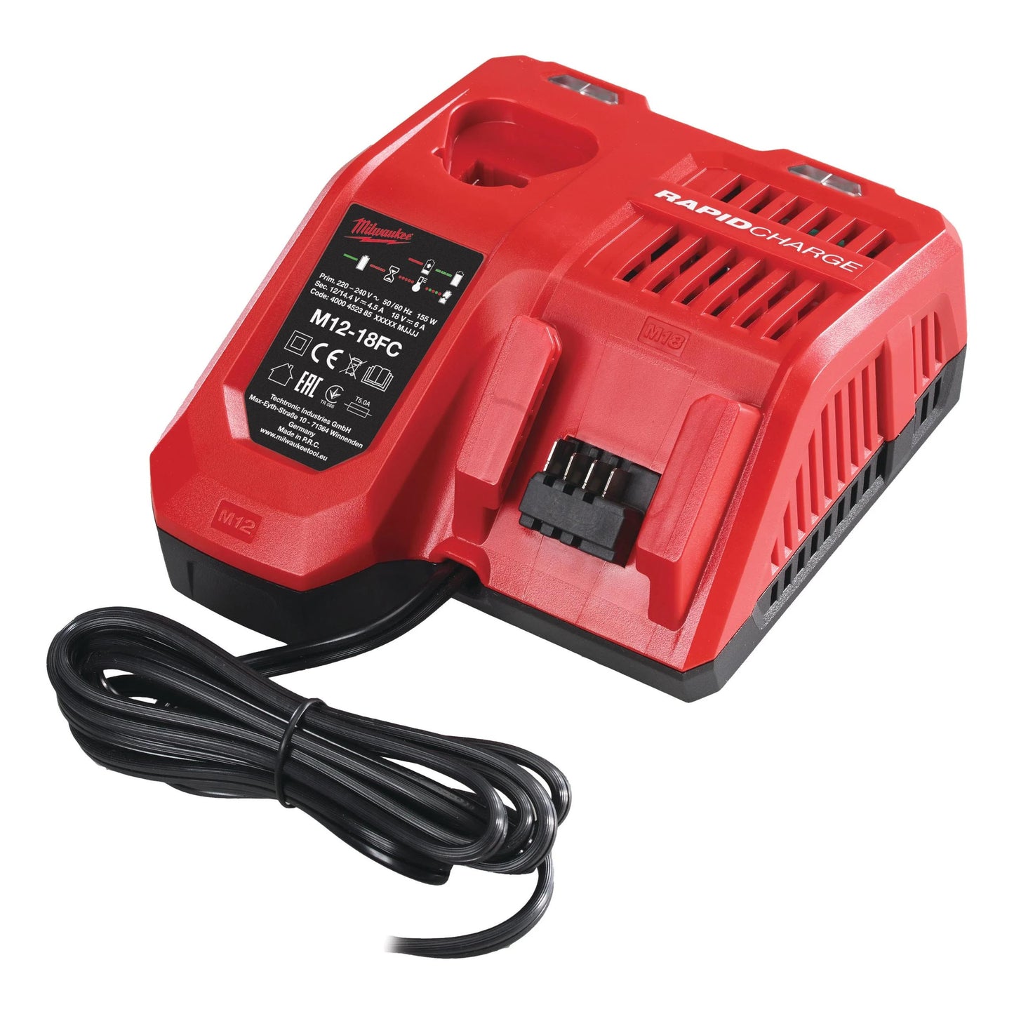 Milwaukee M18 NRGCR-502 5Ah Akku-Set und Ladegerät
