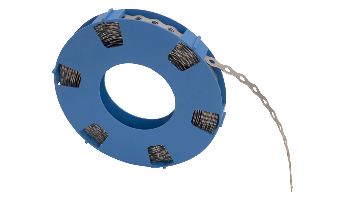 Perforiertes Stahlband 12 mm x 10 m, Desa