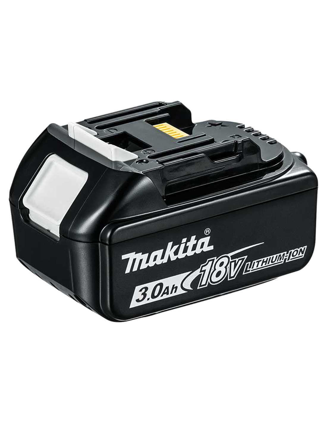 Makita-Set mit 10 Werkzeugen + 3 3-Ah-Akkus + Ladegerät + 2 Taschen DLX1080BL3