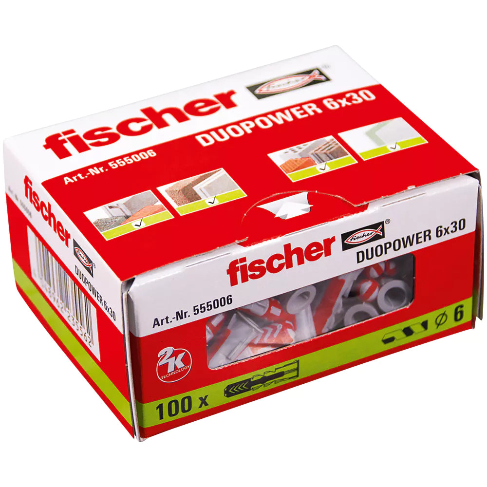 Caja 100 Uds Taco DuoPower Fischer FISCHER - 2