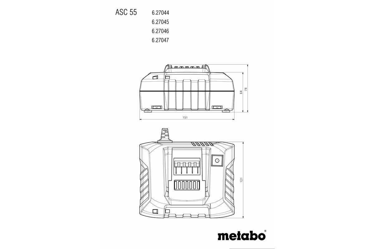 Cargador ASC 30-36V Metabo METABO - 2