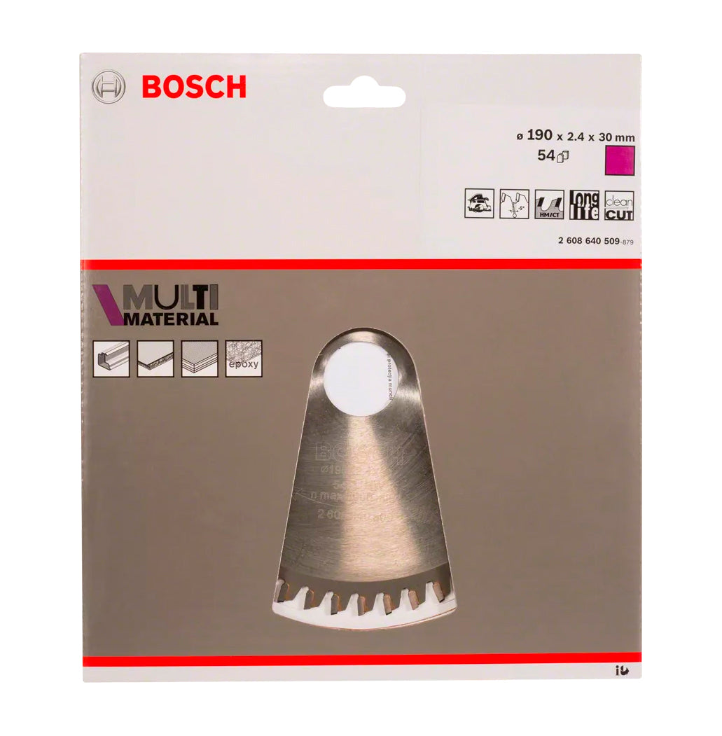 Kreissägeblatt 190 mm Multi Material Bosch