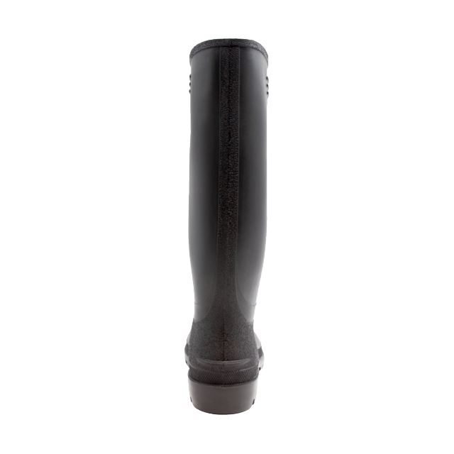 Schwarzer PVC-Gummistiefel mit hohem Schaft, Dunlop 380PP
