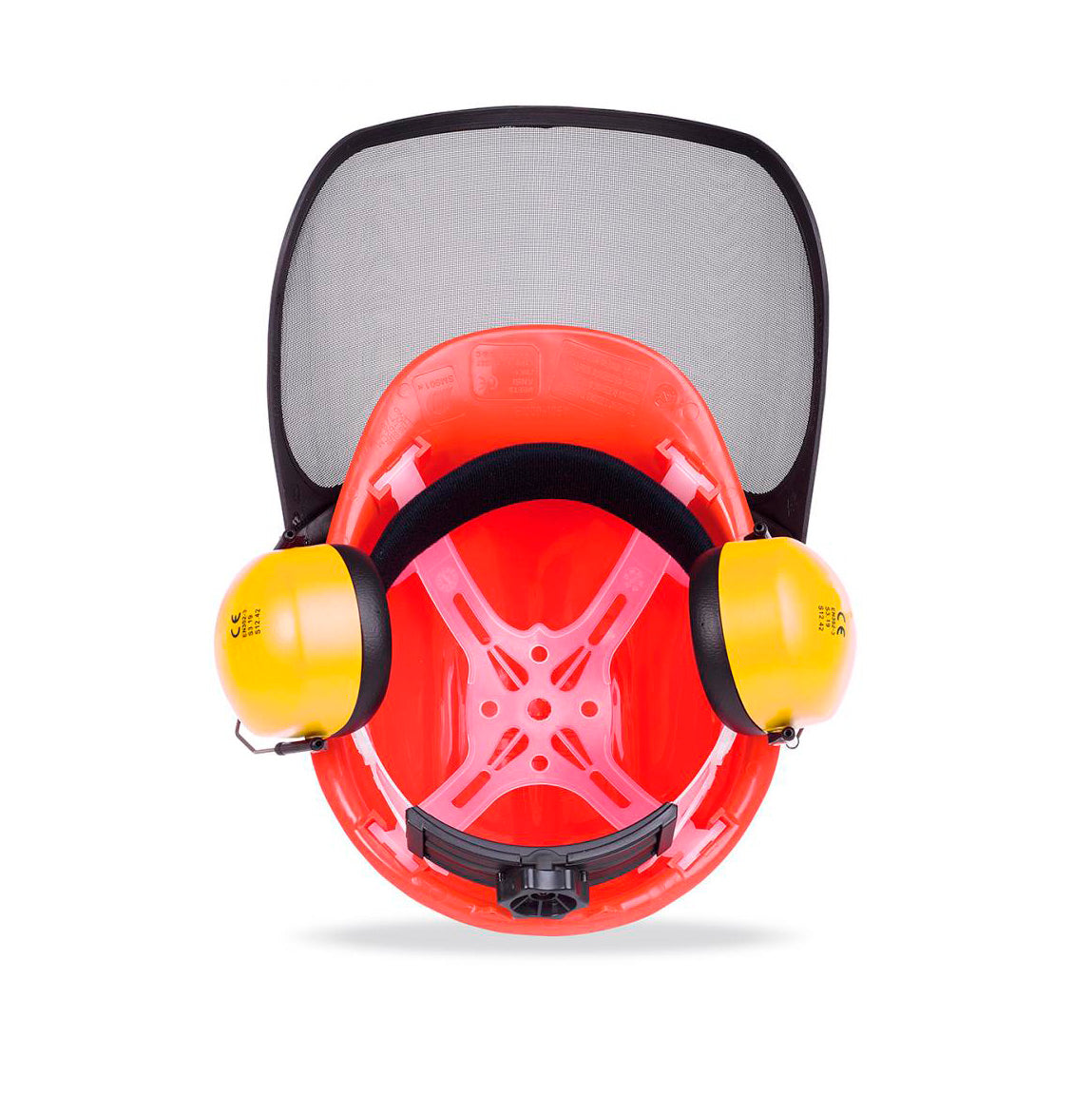 Forstschutzset mit Helm + Netzvisier + Ohrenschützer STEELPRO Marca 2088KFN
