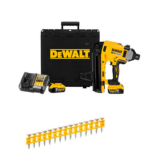 Dewalt DCN890P2 18-V-Akku-Beton- und Stahlnagler-Kombination + 5.025 20-mm-Nägel