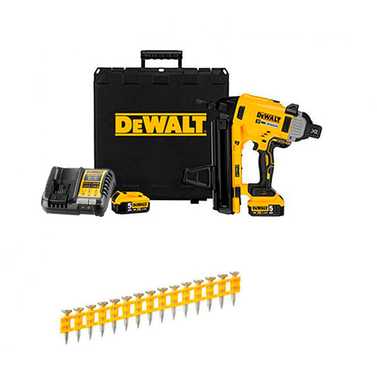 Dewalt 18V DCN890P2 batteriebetriebener Beton- und Stahlnagler-Kombi + 50.250 20-mm-Nägel