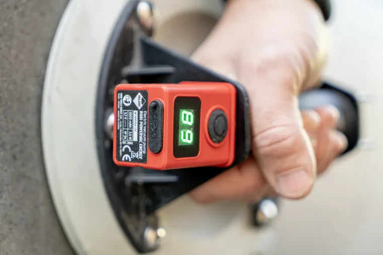 Konverter für manuelle Saugnäpfe zu elektrischen Saugnäpfen Powerbac Energy Rubi