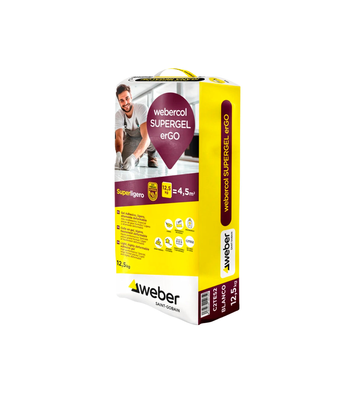 Leichtes superhaftendes Gel 12,5 kg webercol SUPERGEL erGO