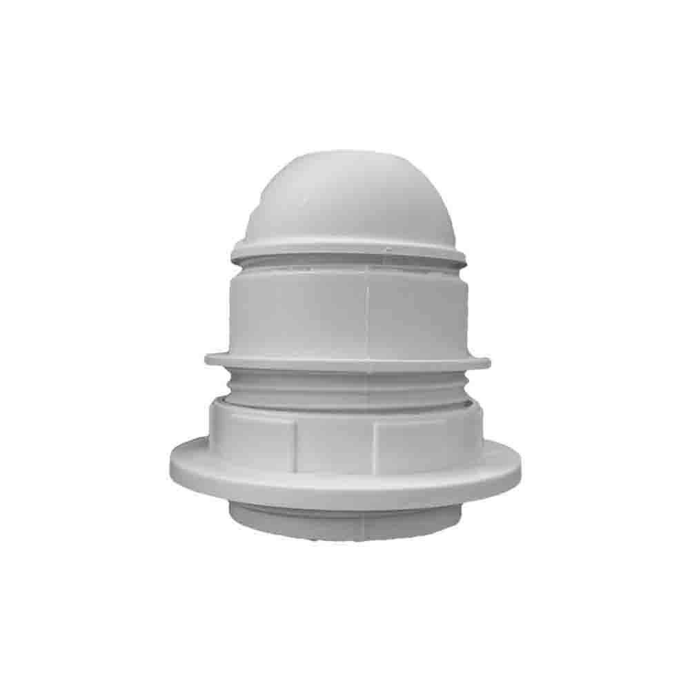 Portalamparas semiroscado blanco E-27 + Arandela EDM