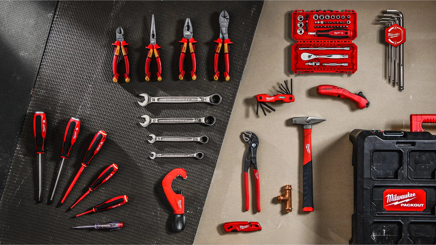 PACKOUT Klempnerset 74-teilig für Klempnerarbeiten Milwaukee