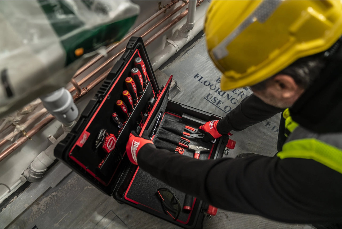 PACKOUT Klempnerset 74-teilig für Klempnerarbeiten Milwaukee