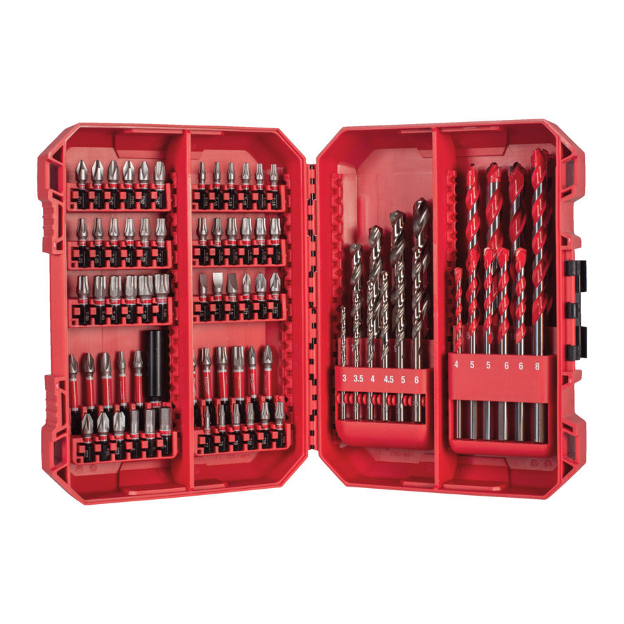 Koffer mit 80 Teilen SHOCKWAVE Impact Duty Milwaukee