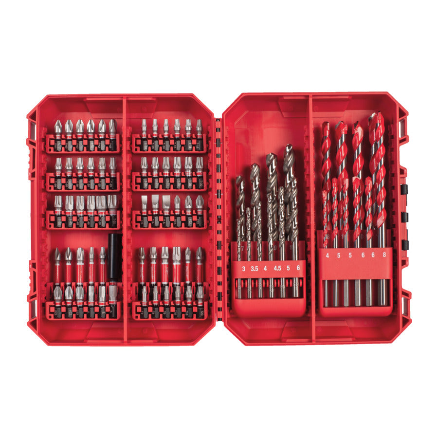 Koffer mit 80 Teilen SHOCKWAVE Impact Duty Milwaukee