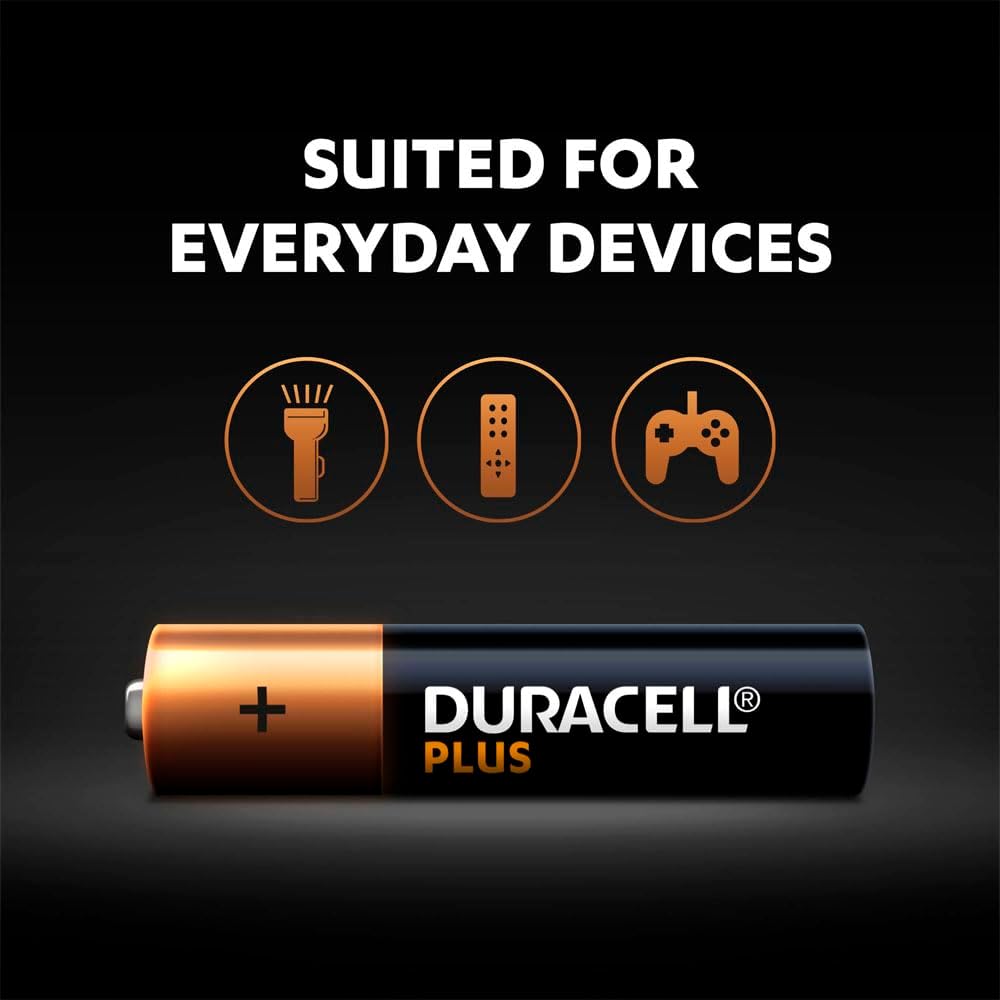 4er-Pack Duracell Plus Power AAA-Alkalibatterien