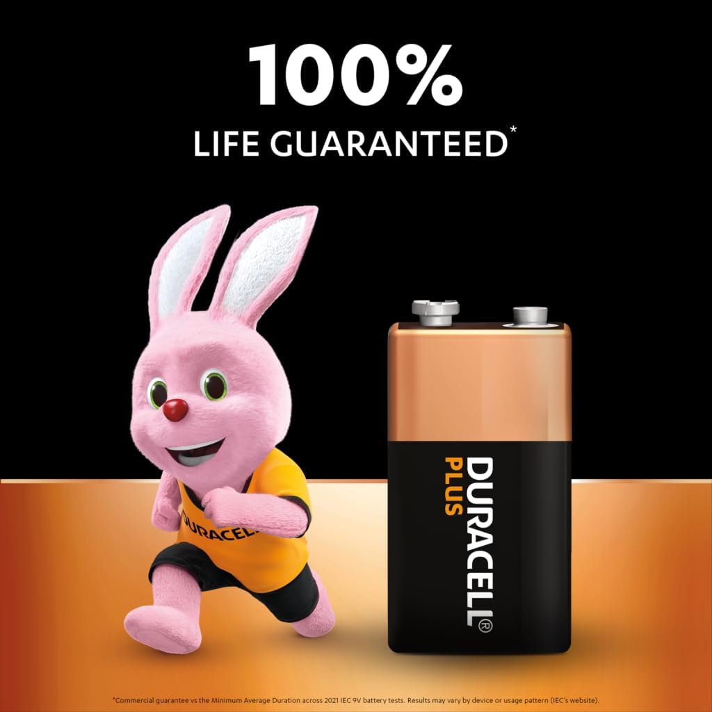Duracell Plus Power 9-V-Alkalibatterie