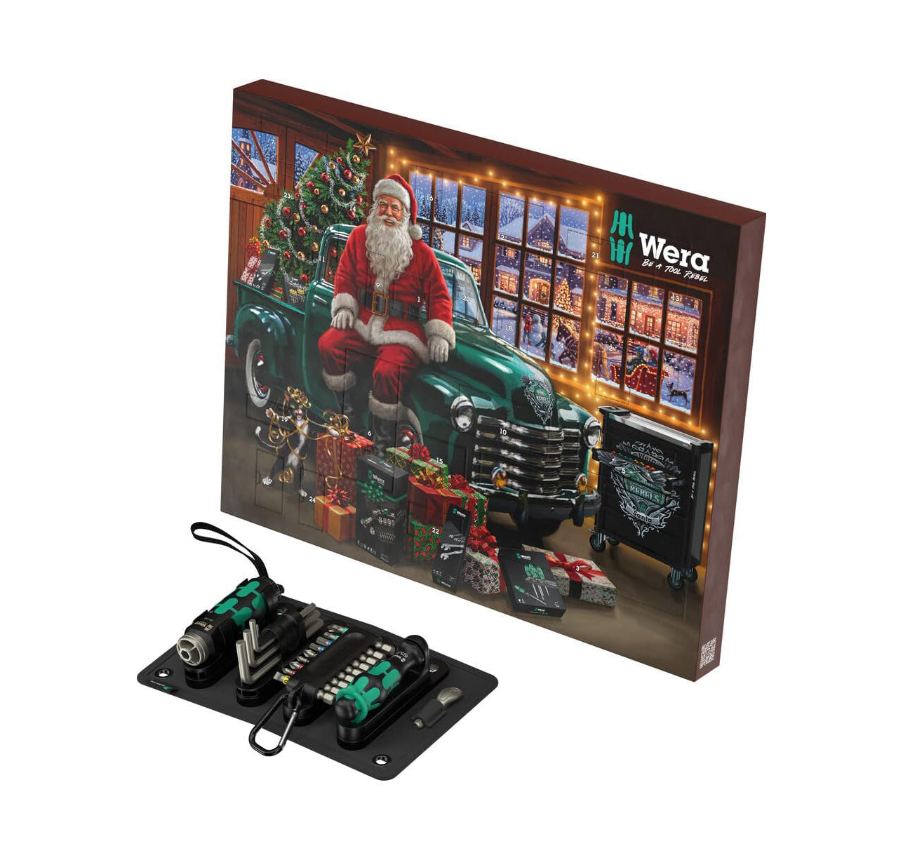 Adventskalender 2026 – 24-teiliges Handwerkzeug-Set Wera 136614
