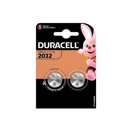 2er-Pack Duracell Plus Power CR2032 3-V-Lithium-Knopfzellen