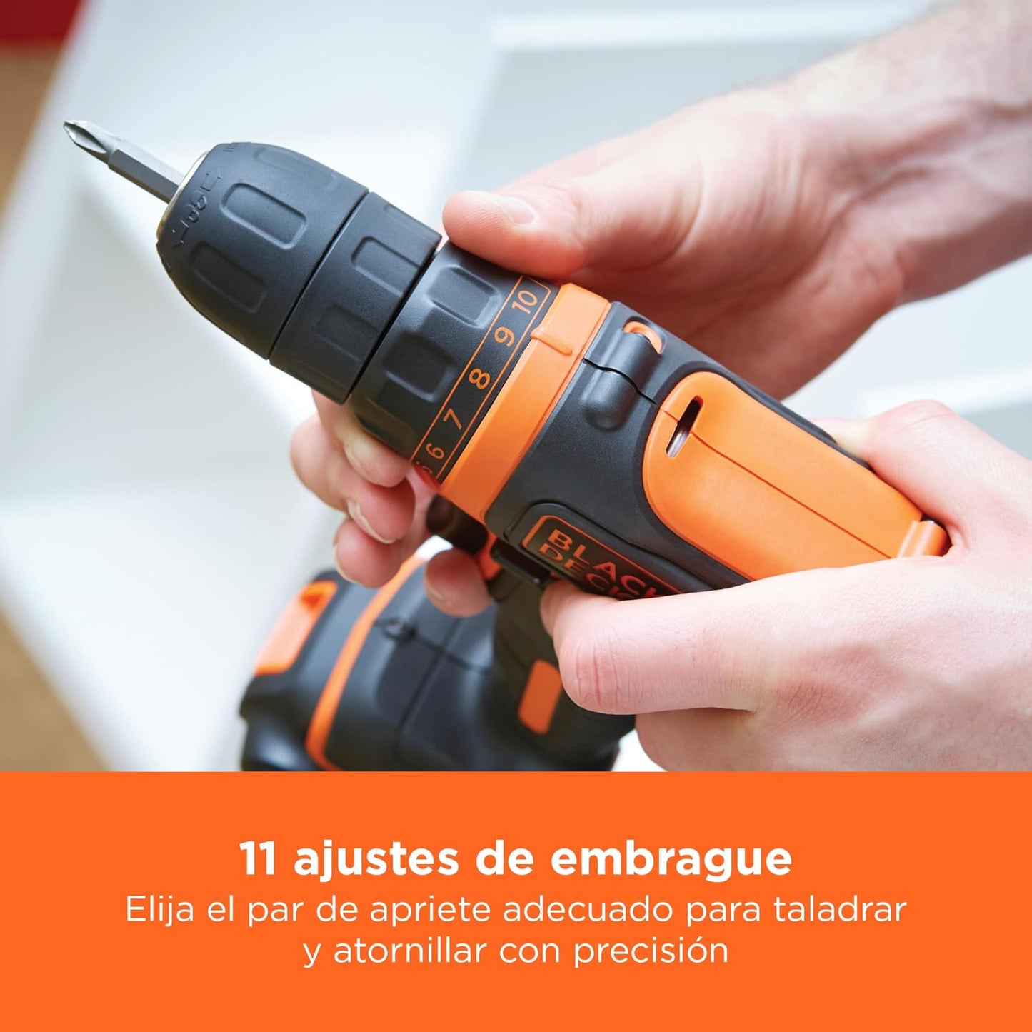 Black+Decker BDCDD12 10,8V 26Nm Akku-Bohrschrauber