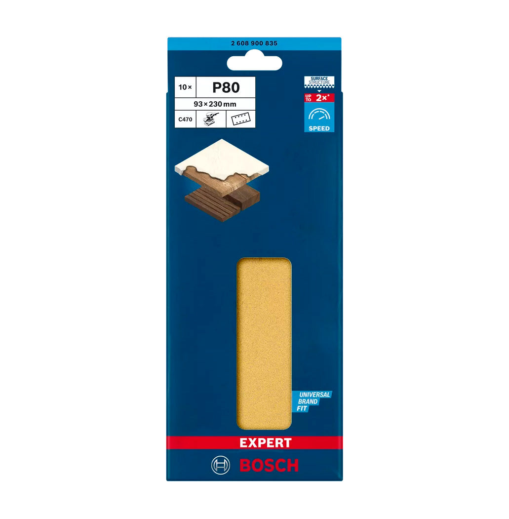 Schleifpapier für Exzenterschleifer Expert C470 93x230mm 10 Einheiten Bosch