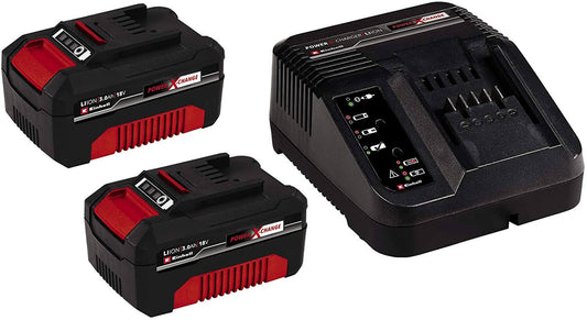 Set 2 baterías y cargador 18V 3,0Ah Einhell PXC Starter Kit 4512083