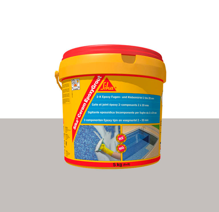 Zweikomponenten-Epoxid-Fugenmörtel für Fugen von 2 bis 20 mm, 5 kg, SikaCeram EpoxyGrout