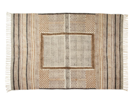 Ethnischer Baumwollteppich 120 x 180 cm Andrea House