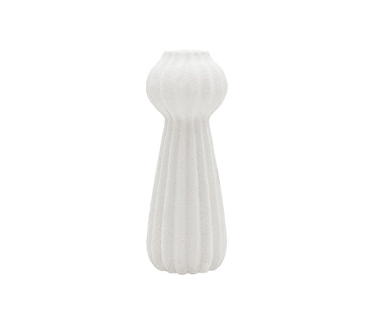 Weiße Keramikvase Kaduna 30 cm Andrea House