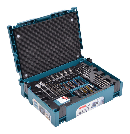 Zubehörkoffer aus Makpac 69-teilig Makita B-49638