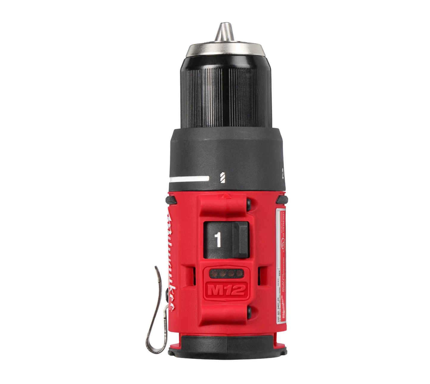 Bohrschrauber + 2 Akkus à 2,0 Ah + Ladegerät + Koffer Milwaukee M12 BLDDRC-202C
