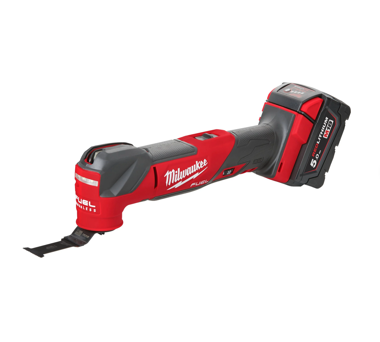 Multiherramienta M18 Fuel con 2bat 5Ah + Cargador + Maletín Milwaukee M18 FMT-502X