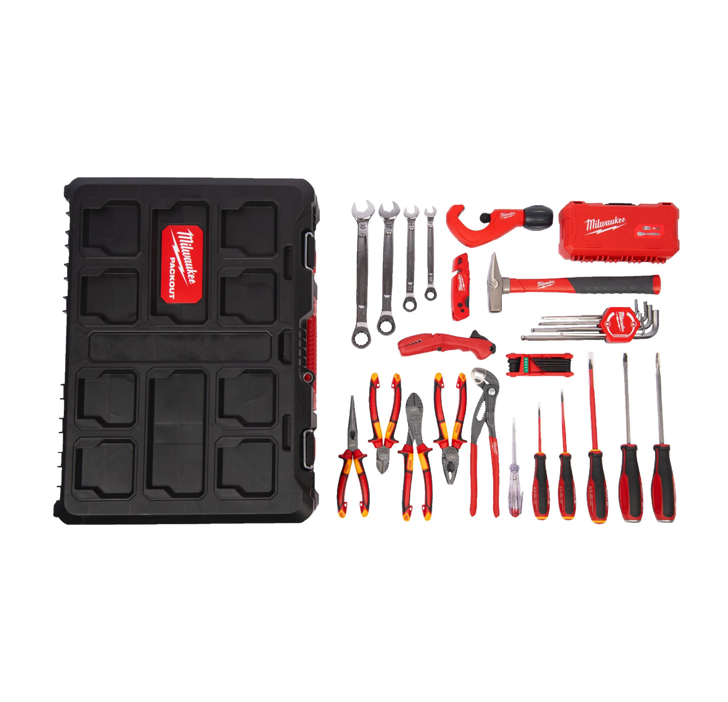 PACKOUT Klempnerset 74-teilig für Klempnerarbeiten Milwaukee