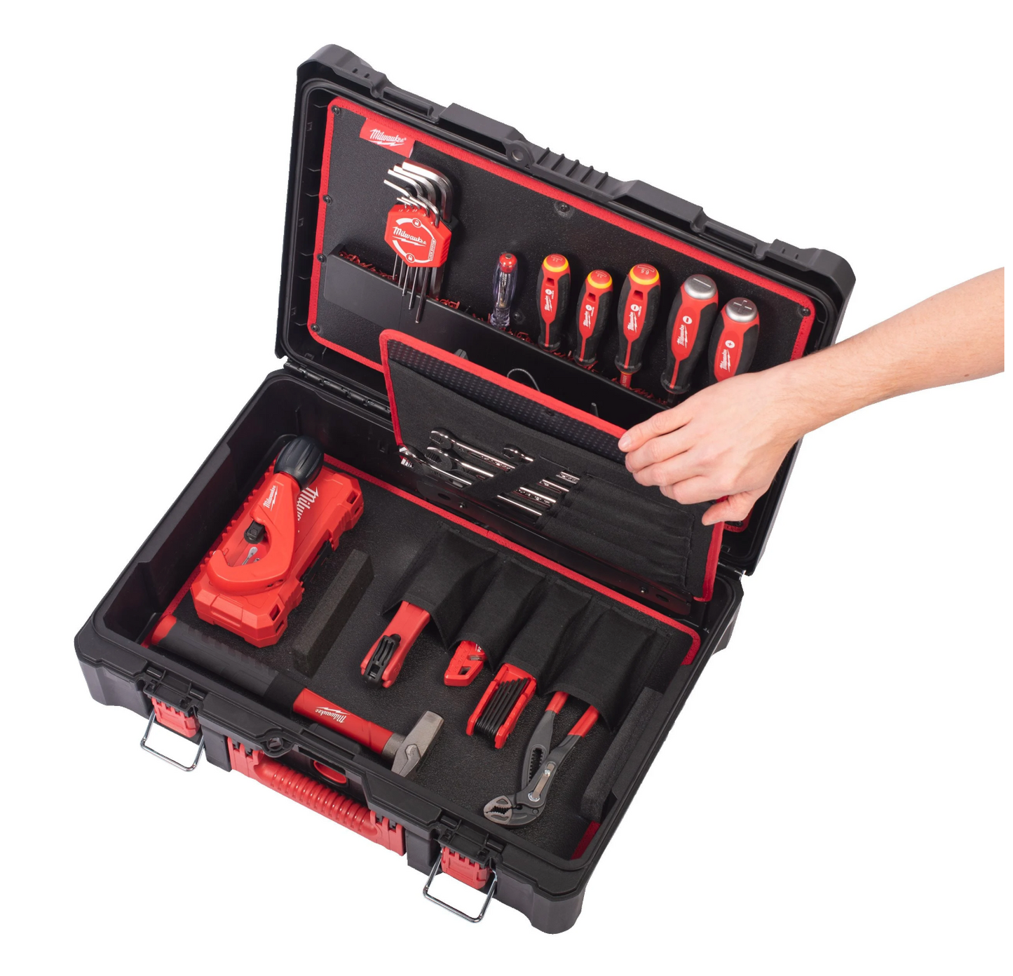 PACKOUT Klempnerset 74-teilig für Klempnerarbeiten Milwaukee