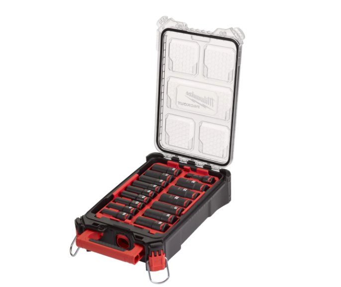 16-teiliges 1/2"-Schlagschrauber-Steckschlüssel-Set Milwaukee 4932480943