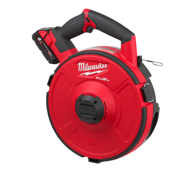 Pasacables Acero M18 Fuel + 2 bat 2Ah + Cargador Milwaukee M18 FPFT-202 36m ST SET