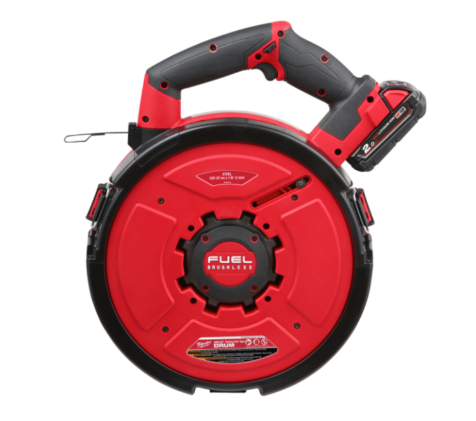 Pasacables Acero M18 Fuel + 2 bat 2Ah + Cargador Milwaukee M18 FPFT-202 36m ST SET