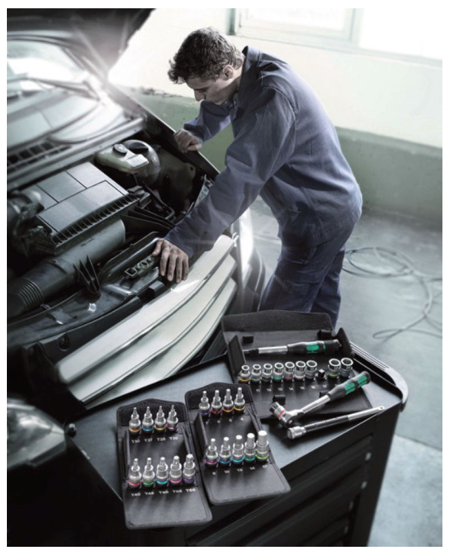 9-teiliges Zyklop-Sechskant-Steckschlüssel-Set mit Haltefunktion Wera 8740 C HF 1