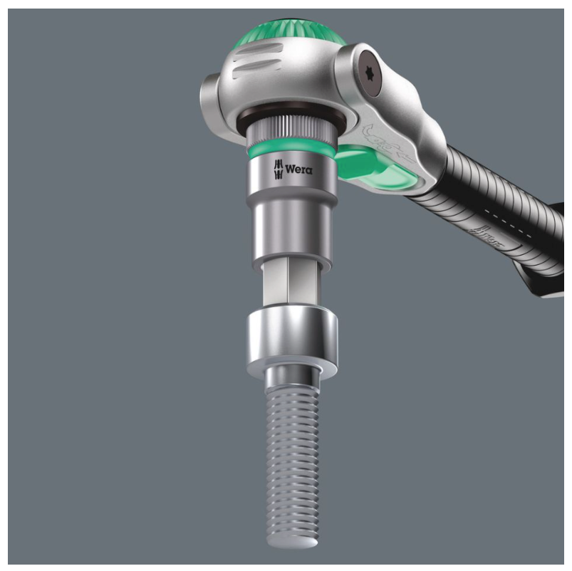 9-teiliges Zyklop-Sechskant-Steckschlüssel-Set mit Haltefunktion Wera 8740 C HF 1