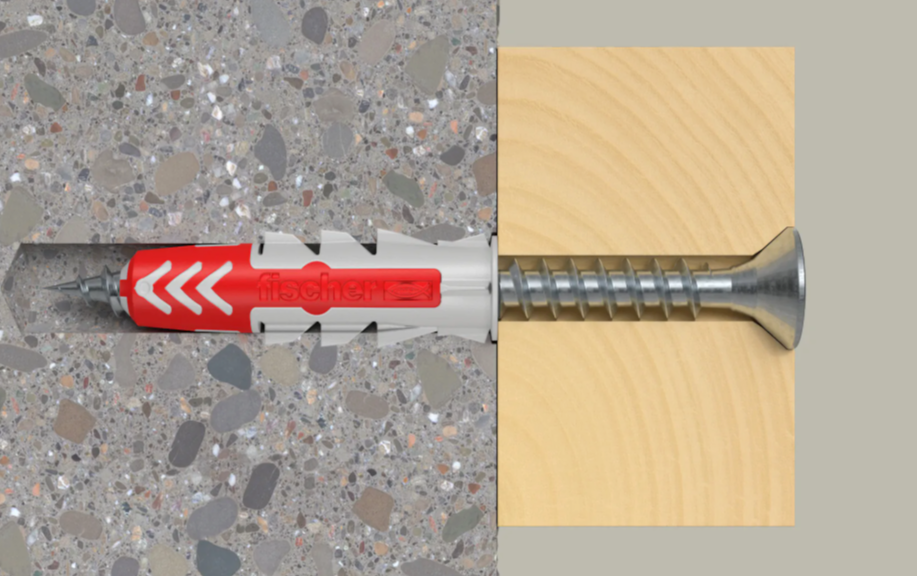 Fischer Taco Duopower 6x30 + Tornillo PowerFast II 4,5x40, 200 Stück
