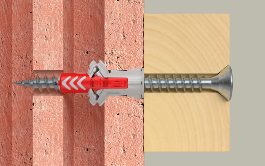 Fischer Taco Duopower 6x30 + Tornillo PowerFast II 4,5x40, 200 Stück