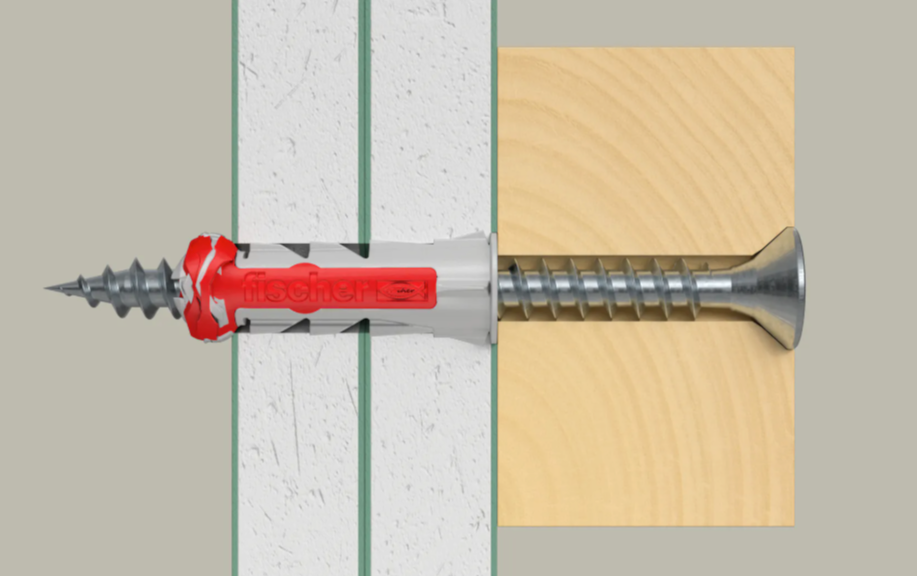 Fischer Taco Duopower 6x30 + Tornillo PowerFast II 4,5x40, 200 Stück