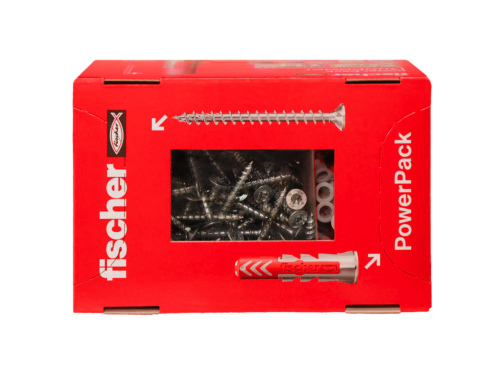 Fischer Taco Duopower 6x30 + Tornillo PowerFast II 4,5x40, 200 Stück
