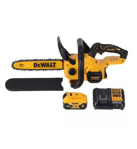 Dewalt XR 18V ​​​​30cm Kompakt-Kettensäge mit Akku und Ladegerät DCMCS565P1