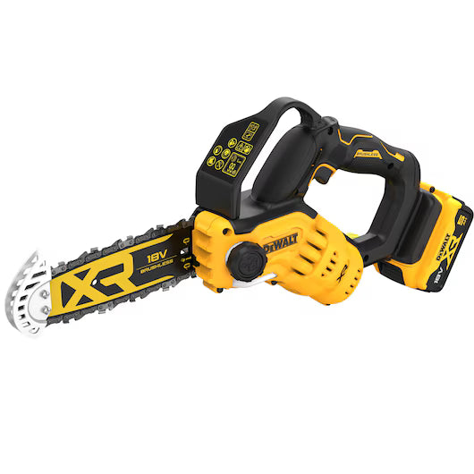 XR 18-V-Säge 20 cm + 5-Ah-Akku + Dewalt-Ladegerät DCMPS520P1
