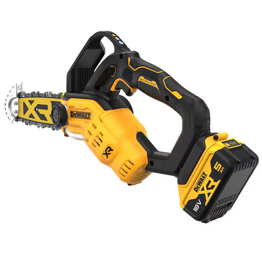 XR 18-V-Säge 20 cm + 5-Ah-Akku + Dewalt-Ladegerät DCMPS520P1